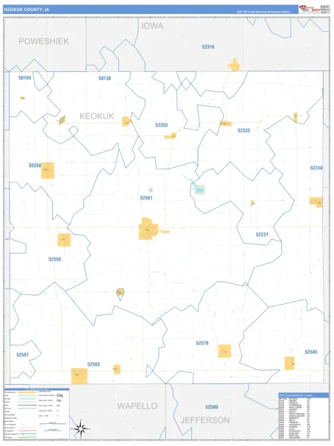 Keokuk County, IA map