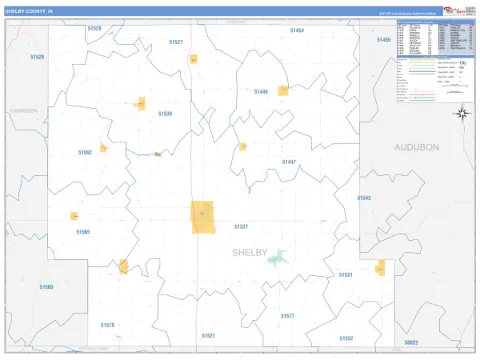 Shelby County, IA map