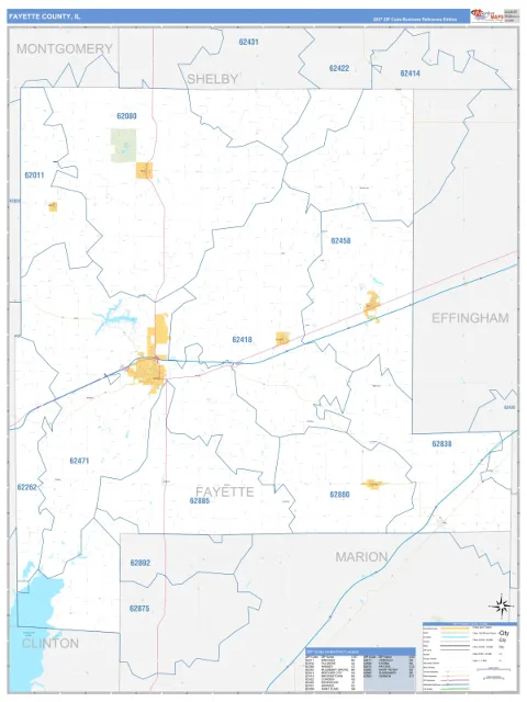 Fayette County, IL map