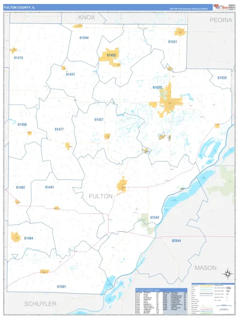 Fulton County, IL map