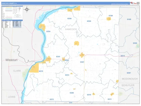 Hancock County, IL map