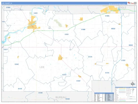 Lee County, IL map