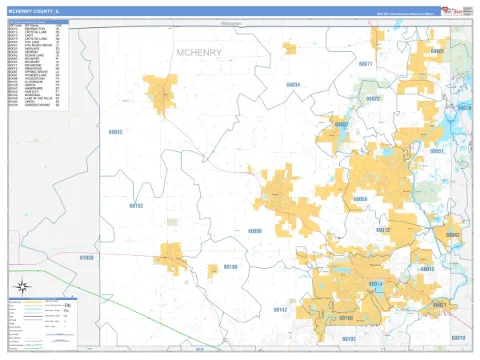 McHenry County, IL map
