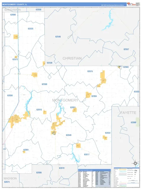 Montgomery County, IL map