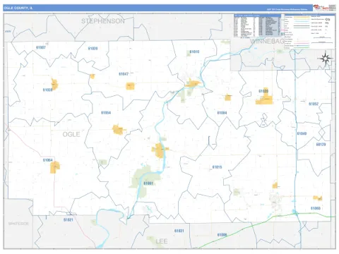 Ogle County, IL map