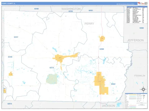 Perry County, IL map