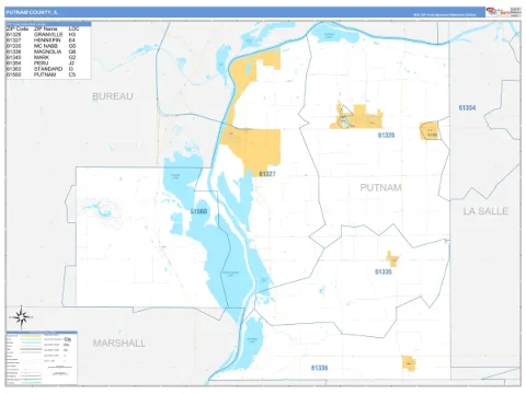 Putnam County, IL map