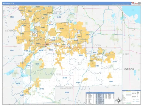 Will County, IL map