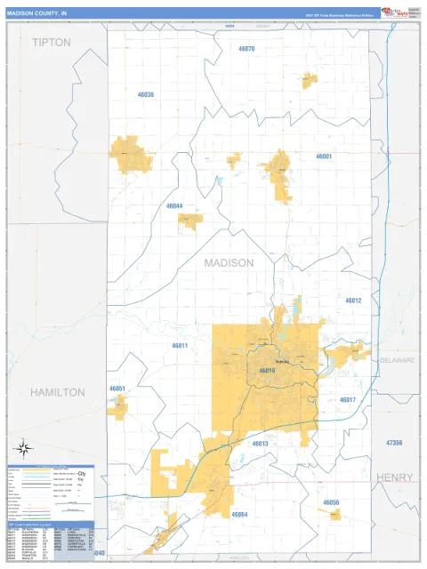 Madison County, IN map