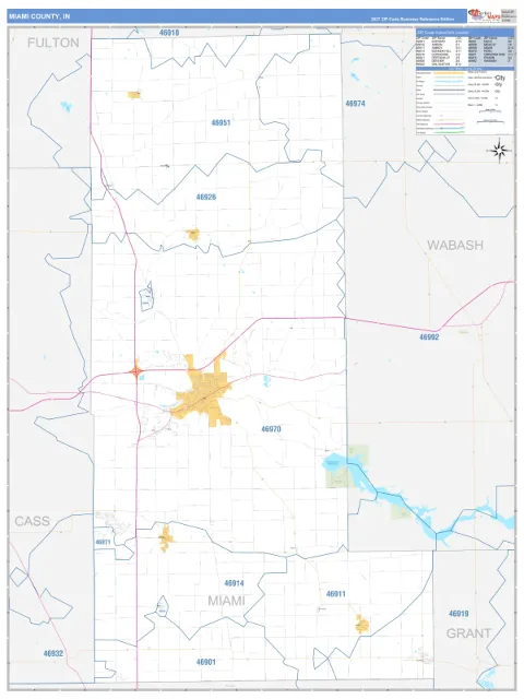 Miami County, IN map