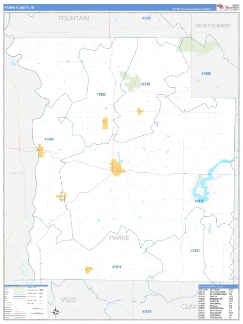 Parke County, IN map