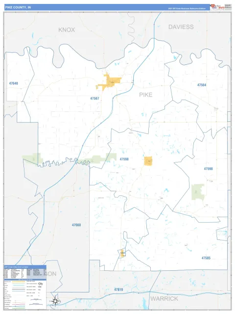 Pike County, IN map