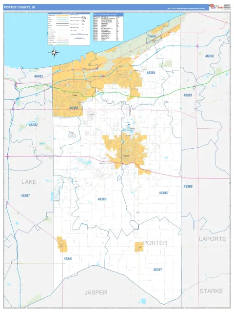 Porter County, IN map