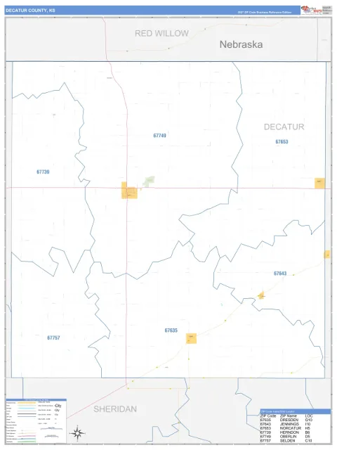 Decatur County, KS map