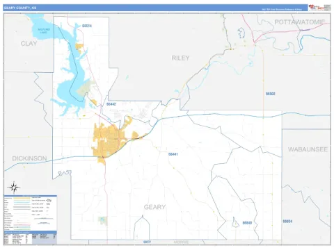 Geary County, KS map