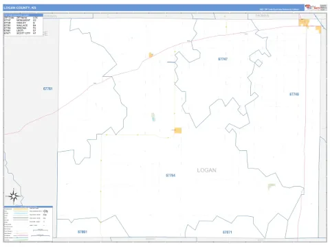 Logan County, KS map