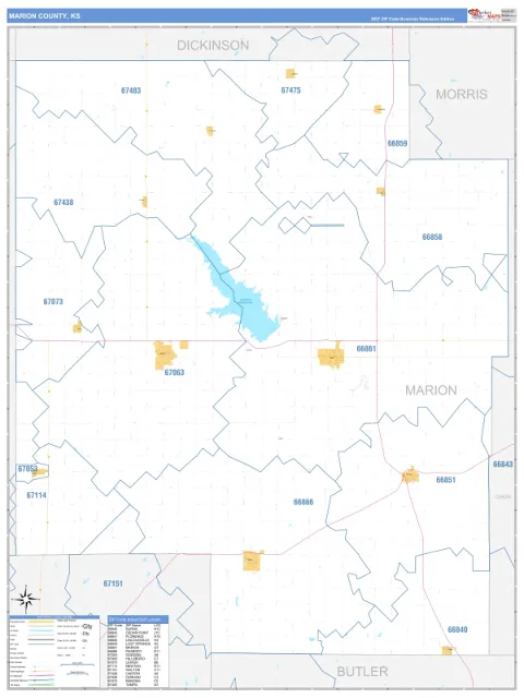 Marion County, KS map