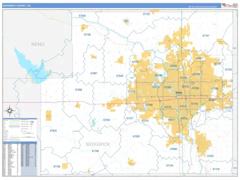 Sedgwick County, KS map