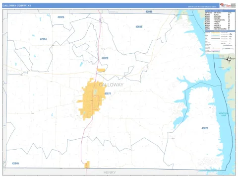 Calloway County, KY map