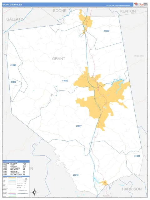 Grant County, KY map