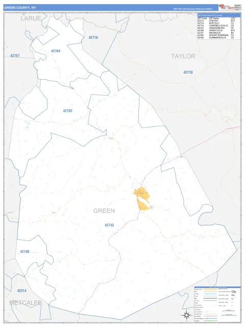 Green County, KY map