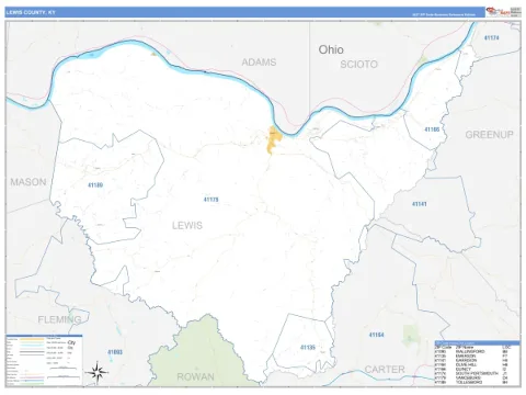 Lewis County, KY map