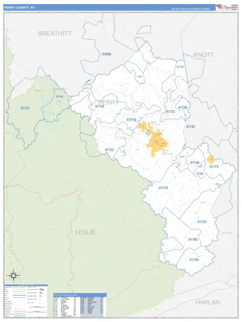 Perry County, KY map