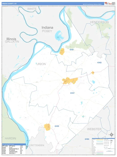 Union County, KY map