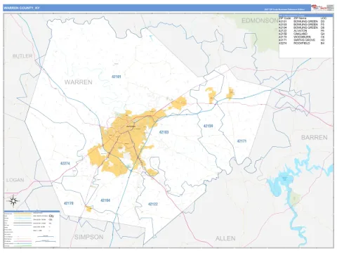 Warren County, KY map