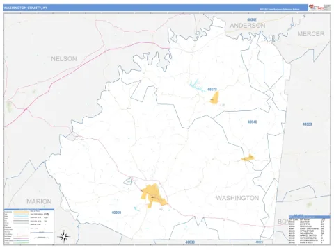 Washington County, KY map