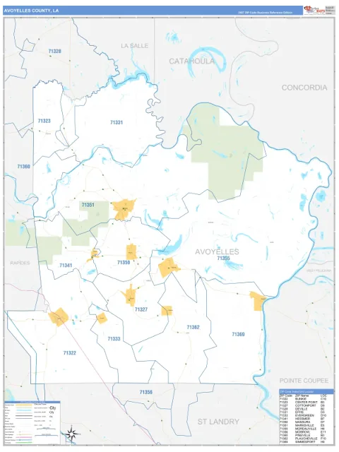 Avoyelles County, LA map