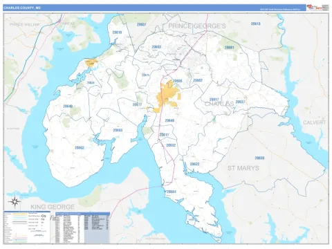 Charles County, MD map
