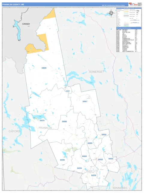 Franklin County, ME map