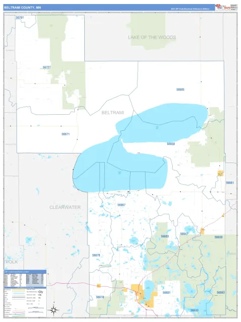 Beltrami County, MN map