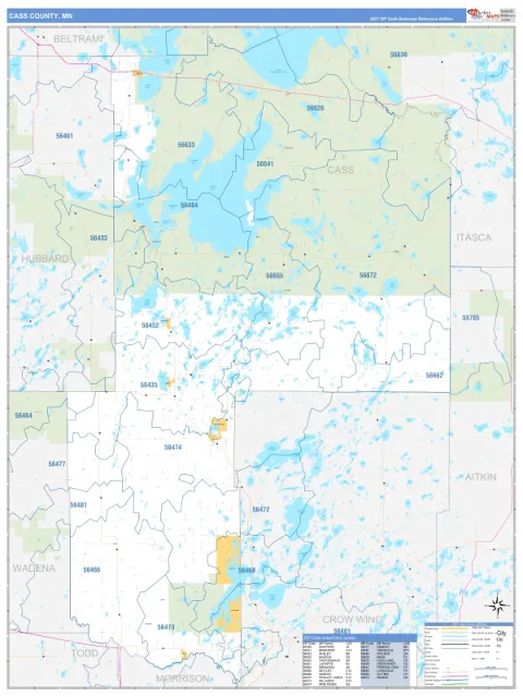 Cass County, MN map