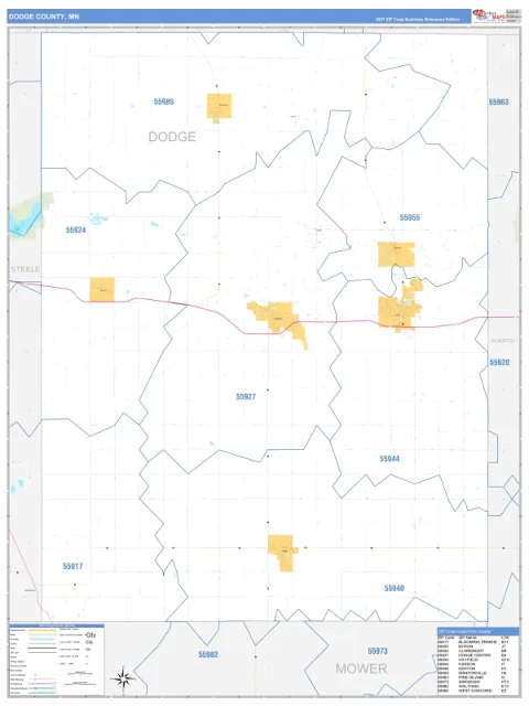 Dodge County, MN map