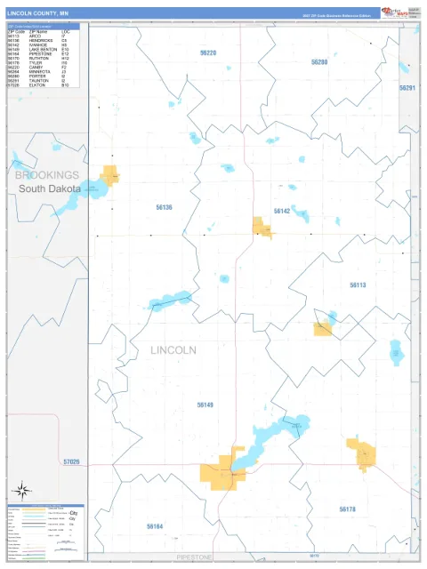 Lincoln County, MN map