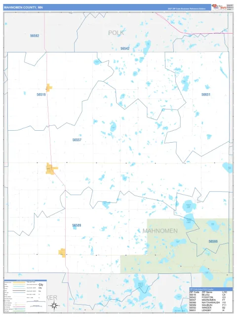 Mahnomen County, MN map