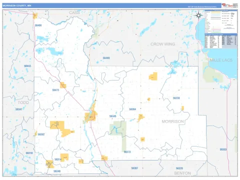 Morrison County, MN map