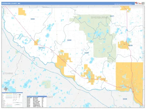Sherburne County, MN map