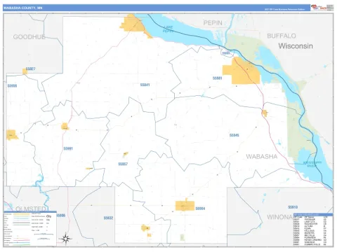 Wabasha County, MN map