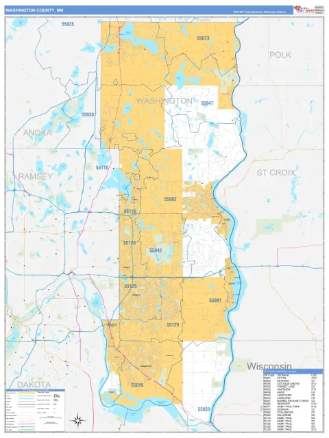 Washington County, MN map