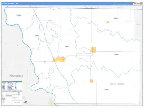 Atchison County, MO map