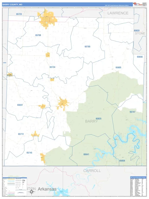 Barry County, MO map
