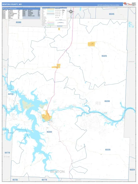 Benton County, MO map