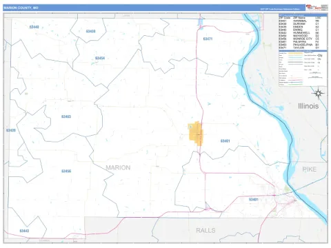 Marion County, MO map