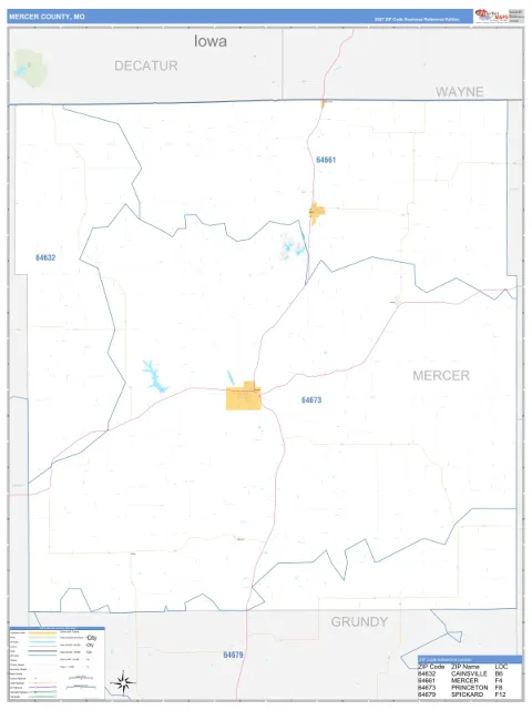 Mercer County, MO map