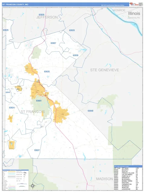 St. Francois County, MO map