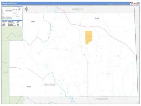 George County, MS map