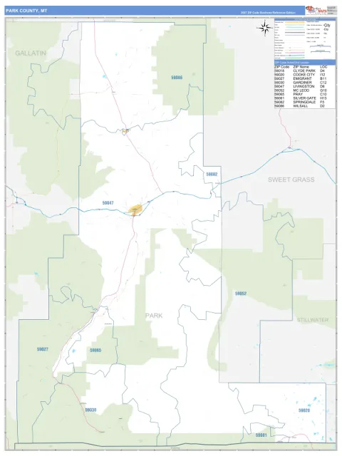 Park County, MT map